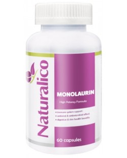Monolaurin, 60 капсули, Naturalico