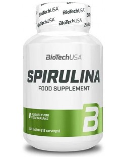 Spirulina, 450 mg, 100 таблетки, BioTech USA