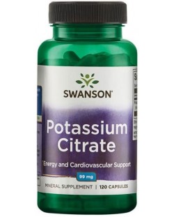 Potassium Citrate, 99 mg, 120 капсули, Swanson