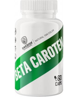 Beta Carotene, 60 капсули, Swedish Supplements