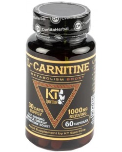 L-Carnitine, 60 капсули, KT Sportline