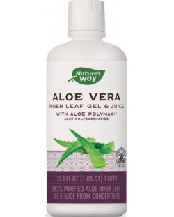 Aloe Vera, Inner Leaf Gel & Juice, 1 l, Nature's Way