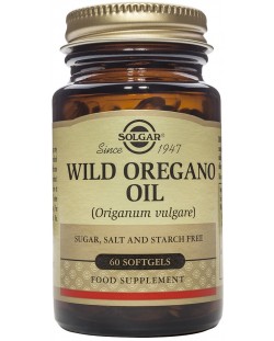 Wild Oregano Oil, 60 меки капсули, Solgar