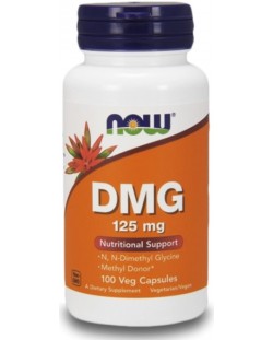DMG, 125 mg, 100 капсули, Now