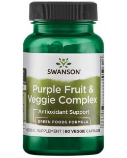 Purple Fruit & Veggie Complex, 60 капсули, Swanson