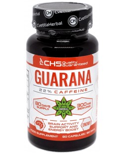 Guarana, 300 mg, 80 капсули, Cvetita Herbal