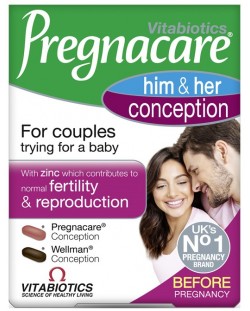 Pregnacare Him & Her Conception, 60 таблетки, Vitabiotics