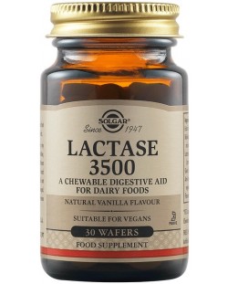 Lactase 3500, 30 дъвчащи таблетки, Solgar