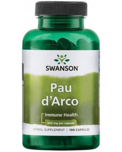 Pau d’Arco, 500 mg, 100 капсули, Swanson