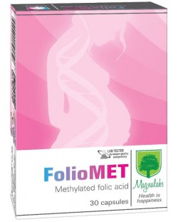 FolioMET, 30 капсули, Magnalabs