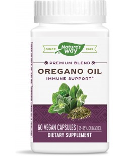 Oregano Oil, 60 растителни капсули, Nature's Way