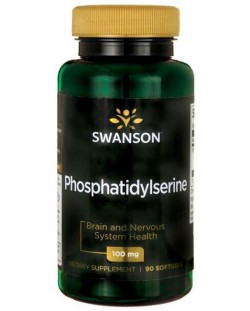 Phosphatidylserine, 100 mg, 90 капсули, Swanson