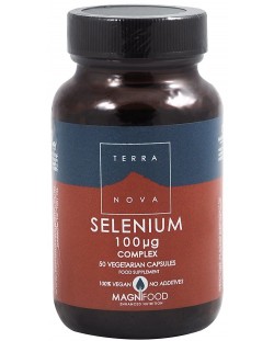 Selenium, 100 mcg, 50 капсули, Terra Nova