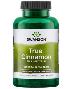 True Cinnamon, 120 капсули, Swanson