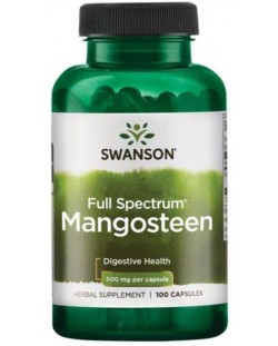 Full Spectrum Mangosteen, 500 mg, 100 капсули, Swanson
