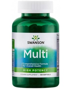 Multi, 120 меки капсули, Swanson