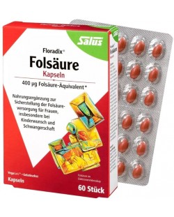 Фолиева киселина, 60 капсули, Floradix