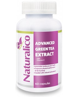 Advanced Green Tea Extract, 60 капсули, Naturalico