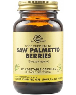 Saw Palmetto Berries, 100 капсули, Solgar