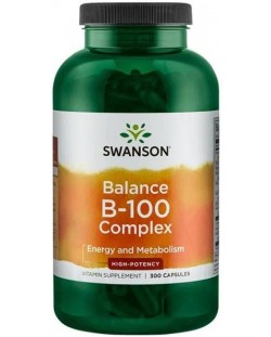 Balance B-100 Complex, 300 капсули, Swanson