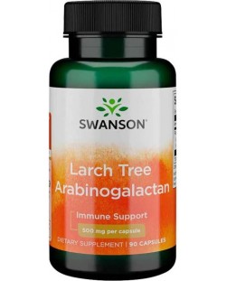 Larch Tree Arabinogalactan, 500 mg, 90 капсули, Swanson
