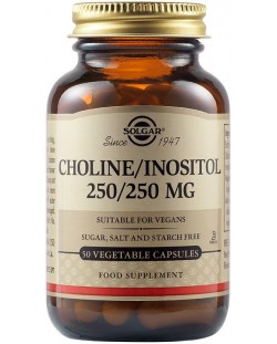 Choline/Inositol, 50 капсули, Solgar