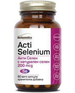 Acti Selenium, 200 mcg, 90 веге капсули, Herbamedica