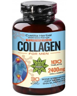 Collagen for men, 180 таблетки, Cvetita Herbal