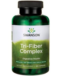 Tri-Fiber Complex, 100 капсули, Swanson