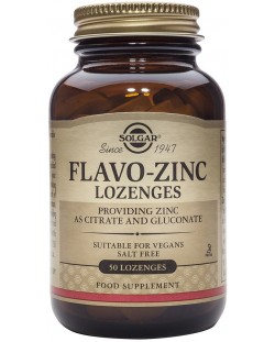 Flavo-Zinc, 23 mg, 50 таблетки, Solgar
