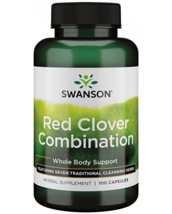 Red Clover Combination, 100 капсули, Swanson