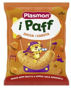 Хрупанки Plasmon - Paff, морков и тиква, 15 g