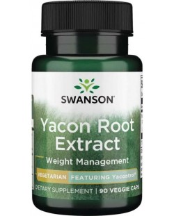 Yacon Root Extract, 100 mg, 90 капсули, Swanson