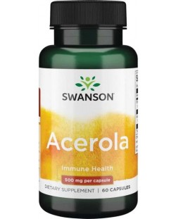 Acerola, 500 mg, 60 капсули, Swanson