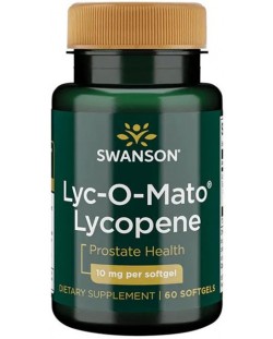 Lyc-O-Mato Lycopene, 10 mg, 60 меки капсули, Swanson