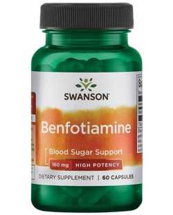 Benfotiamine, 160 mg, 60 капсули, Swanson