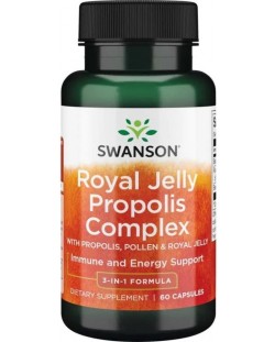 Royal Jelly Propolis Complex, 60 капсули, Swanson