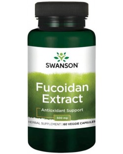 Fucoidan Extract, 500 mg, 60 капсули, Swanson