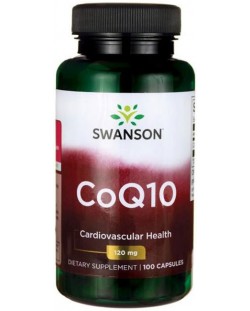 CoQ10, 120 mg, 100 капсули, Swanson