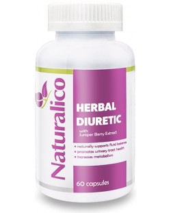 Herbal Diuretic, 60 капсули, Naturalico