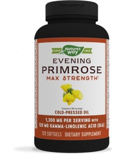 Evening Primrose, 1300 mg, 120 капсули, Nature's Way