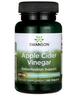 Apple Cider Vinegar, 200 mg, 120 таблетки, Swanson