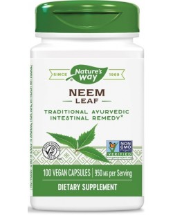 Neem Leaf, 475 mg, 100 капсули, Nature's Way