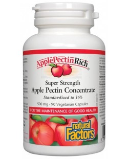Apple Pectin Concentrate, 500 mg, 90 капсули, Natural Factors