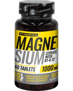 Magnesium, 1000 mg, 60 таблетки, KT Healthline