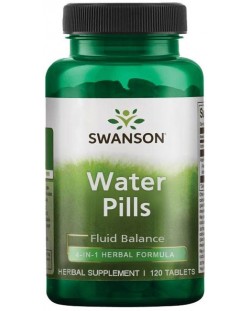 Water Pills, 160 mg, 120 таблетки, Swanson