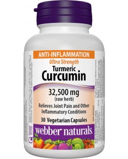 Turmeric Curcumin, 500 mg, 30 капсули, Webber Naturals