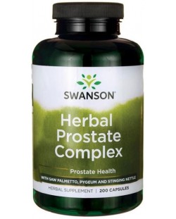 Herbal Prostate Complex, 200 капсули, Swanson
