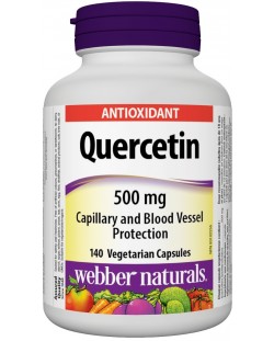 Quercetin, 500 mg, 140 капсули, Webber Naturals