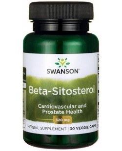 Beta-Sitosterol, 320 mg, 30 капсули, Swanson